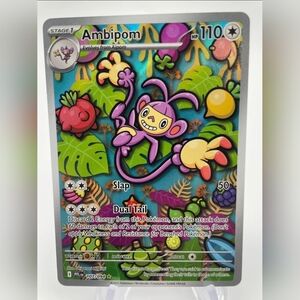 Pokemon - Ambipom Full Art Holo Card